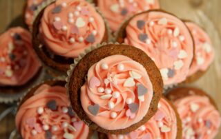 Cupcakes mit Raffaello Kokos-Cupcakes