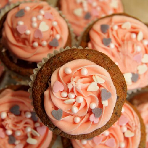 Cupcakes mit Raffaello Kokos-Cupcakes