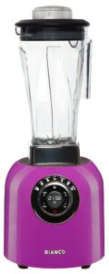 Der Bianco Puro Hochleistungsmixer bis 32.000 Umdrehungen pro Minute für cremige Grüne Smoothies Lila Motorblock