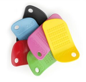 Garliccard Mini Knoblauchreibe in bunten Farben bei