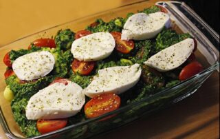 Gnocchi-Spinat-Auflauf Gnocchi al forno leckeres Rezept für überbackene Gnocchi mit Mozzarella von Carl Tode