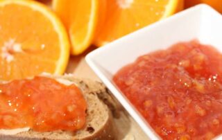 Fruchtiges Confit, Zitrone oder Orange