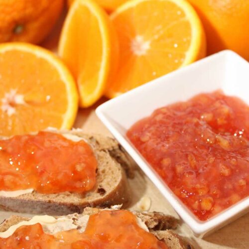 Fruchtiges Confit, Zitrone oder Orange