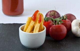 Selbstgemachter Ketchup, würzig und pinkant, aus frischen Tomaten, Carl Tode Göttingen