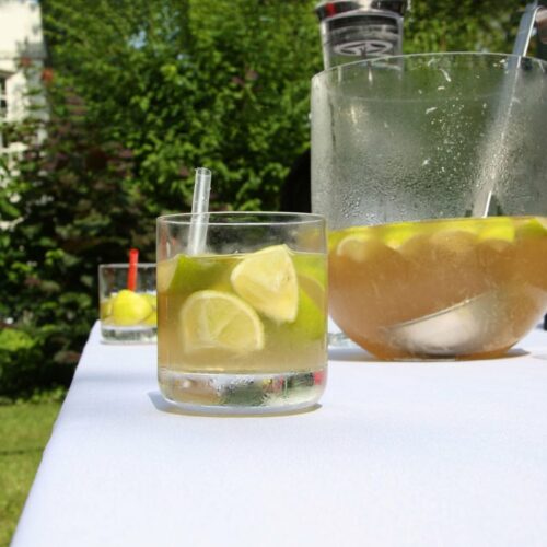 Alkoholfreier Caipirinha, erfischend und lecker, mit Ginger Ale, auch für Kinder