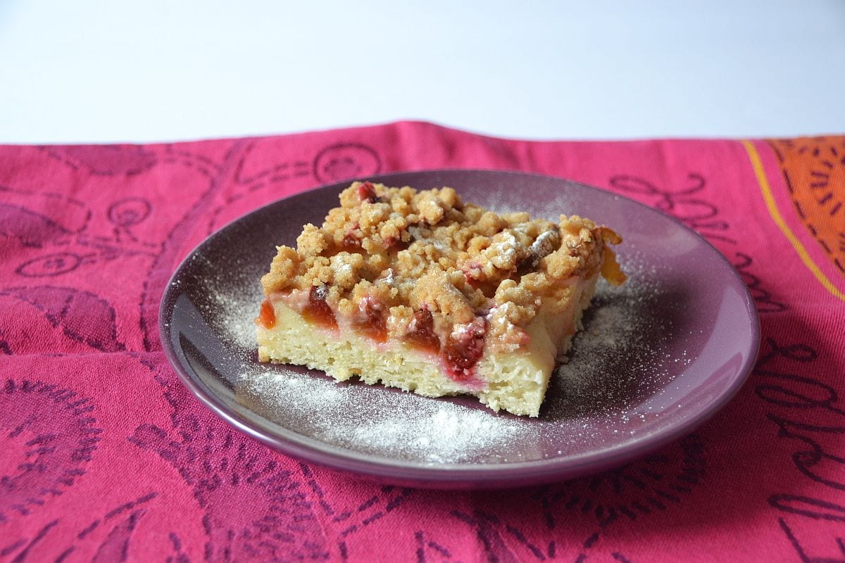 Rezept_Zwetschgenkuchen_Carl_Tode_Göttingen_01 Zwetschgenkuchen, mit Vanillecreme und Zimtstreuseln, mit Quark-Öl-Teig, Carl Tode Göttingen