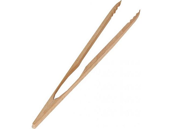 Grillzange aus Holz, gut verarbeitet und verschraubt, flexibel, Carl Tode Göttingen