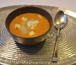 Kürbissuppe mit Birne und Gorgonzola, lecker und einfach, perfekt für den Herbst, Carl Tode Göttingen