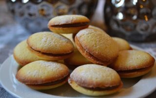 Leckeres Keksrezept für Dominikaner, Zitronenkekse mit Nougatfüllung, Carl Tode Göttingen