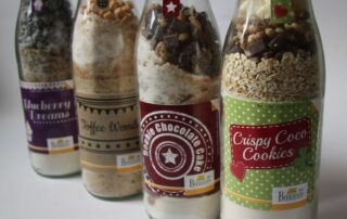 Entdecken Sie die Backmischungen im Glas der Firma Birkmann bei Carl Tode in Göttingen, toll zum Verschenken