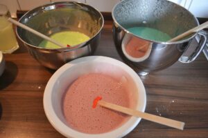 Regenbogentorte, Rezept, Konfirmation, Fondant, Deko, Carl Tode Göttingen