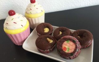 Leckeres Rezept für Muffins mit Käsekuchenkern, einfach mit der Trennhilfe von Tescoma, Carl Tode Göttingen