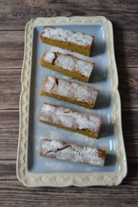 Kürbis-Schnitten, Kuchen mit Kürbis, Pumpkin Spice, lecker würzig und saftig, Carl Tode Göttingen