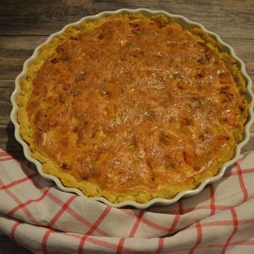 Leckeres Rezept für eine Quiche mit Kürbis, gut vorzubereiten, mit Curry gewürzt, Carl Tode Göttingen