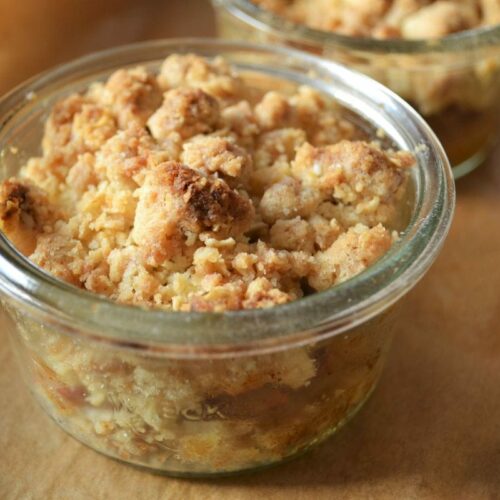 Crumble, mit Apfel, knusprige Streusel, einfach, auch für Anfänger, Carl Tode Göttingen