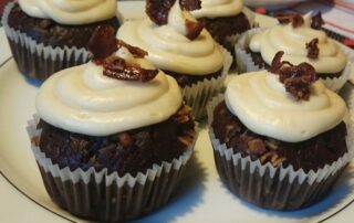 Außergewöhnliche Cupcakes mit Schokolade und Bacon, Ahornsirup, Carl Tode Göttingen