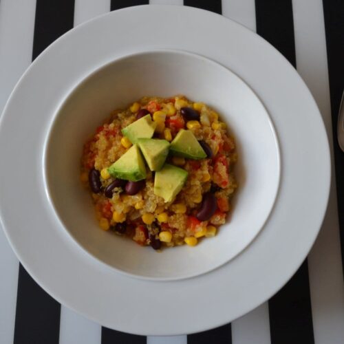 Gemüsepfanne mit Quinoa, schmeckt warm und kalt, für unterwegs, lunch, Carl Tode Göttingen