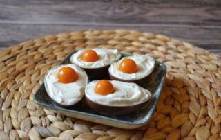 Dessert zu Ostern, gefüllte Überraschungseier, Schokolade trifft Orange, Carl Tode Göttingen