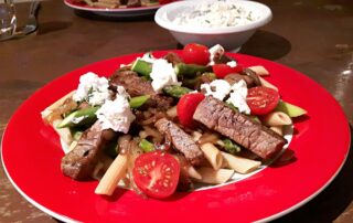 Carl Tode präsentiert Rezept für Rindfleischstreifen mit grünem Spargel, Carl Tode Göttingen