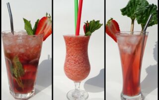 Leckere alkoholfreie Cocktails, mit Erdbeeren, fruchtig und lecker, Mocktails, Carl Tode Göttingen