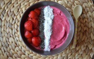 Carl Tode Göttingen, Rezept Smoothie Bowl, Himbeer und Kokos, Chiasamen