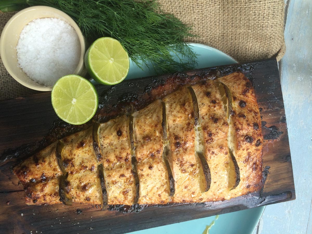 Lachs grillen, Zedernholz, räuchern, Plankgrillen, Carl Tode Göttingen