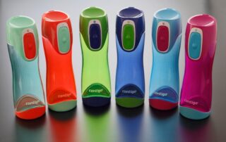 Trinkflaschen von Contigo bei Carl Tode in Göttingen, Autoseal, einhändig benutzen