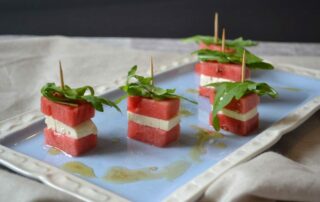 Finger Food, Wassermelone, Feta, Carl Tode Göttingen, Buffet, Spieße, Rezept