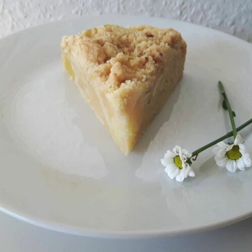 Apfelkuchen, Kuchen mit Apfel, mit Streuseln, Carl Tode Göttingen