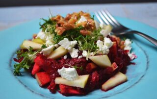 Rezept, Rote Bete, Salat, roh verarbeitet, Carl Tode Göttingen