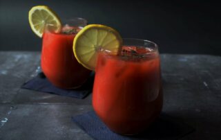 Carl Tode Göttingen, Rezept für Bloody Mary, Tomatensaft, Wodka, würzig, Halloween, Party,