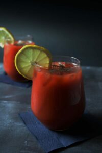 Rezept Halloween, Bloody Mary, Carl Tode Göttingen, Cocktail, Tomatensaft, Wodka