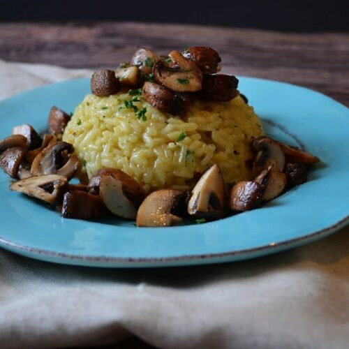 Risotto mit Champignons bei Carl Tode Göttingen, Rezept, Reis, Pilze