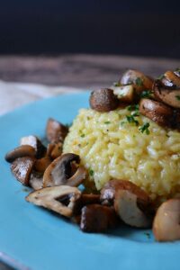 Pilz Risotto mit Weißwein und Parmesan, Carl Tode Göttingen, Rezept, Reis