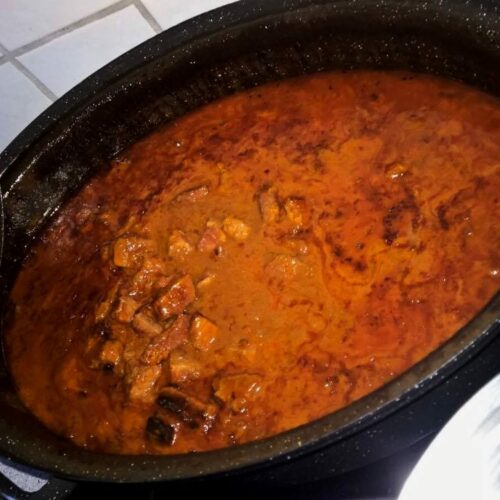 Deftiges Gulasch selbstgemacht, Carl Tode Göttingen, Rezept, mit Bier