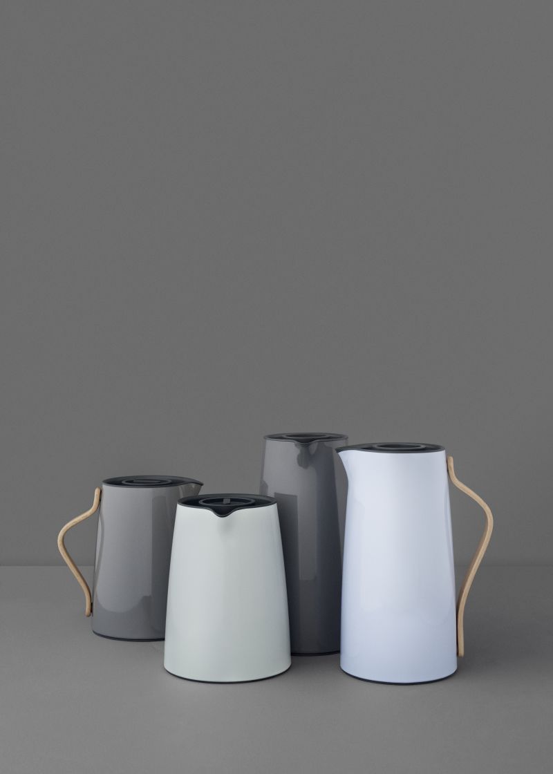 Dänisches Design von Stelton bei Carl Tode in Göttingen, Isolierkannen, Thermoskannen