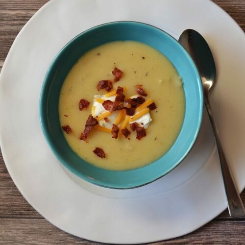 Suppe, Kartoffelsuppe, Bacon, Cheddar, Rezept, Carl Tode Göttingen