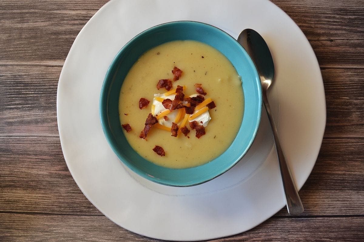 Rezept-Kartoffelsuppe-Cheddar-Carl-Tode-Göttingen-01 Suppe, Kartoffelsuppe, Bacon, Cheddar, Rezept, Carl Tode Göttingen