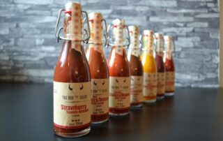 Feuer und Glas bei Carl Tode in Göttingen, Grillsaucen, Geschenk, Grillen, Geschenkidee