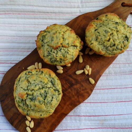 Spinat und Ricotta in herzhaften Muffins, Snack, Buffet, Brunch, Carl Tode Göttingen, Rezept