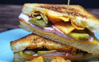 Sandwich mit Chips, Carl Tode Göttingen, Rezept, Cheddar, würzig