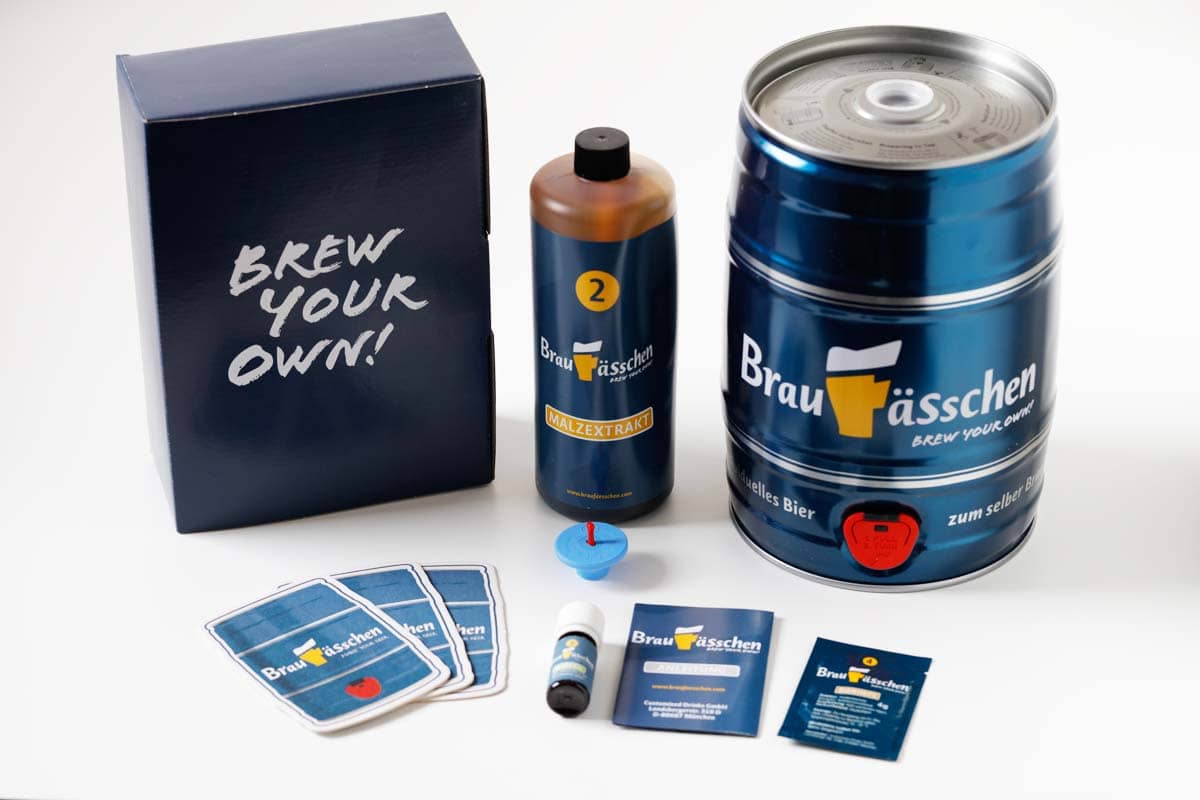 Bier selbst brauen, Braufässchen, Geschenkidee,