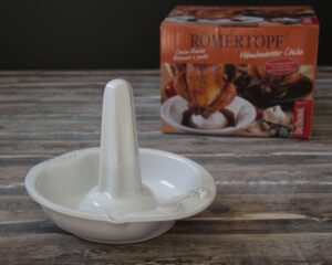 Grillen, Hähnchen, Backofen, Hähnchenhalter, Hähnchenbräter, Römertopf, Keramik, Carl Tode, Göttingen