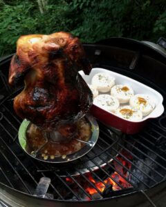 Grillen, Hähnchen, Backofen, Hähnchenhalter, Hähnchenbräter, Küchenprofi, Carl Tode, Göttingen