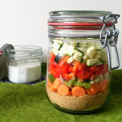 5-Minuten-Terrine, Salat, Couscous, Weck, vegan, Carl Tode, Göttingen