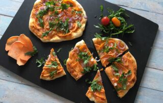 Süßkartoffelpizza, epicurean, Brett, Veggie, vegetarisch, Carl Tode, Göttingen