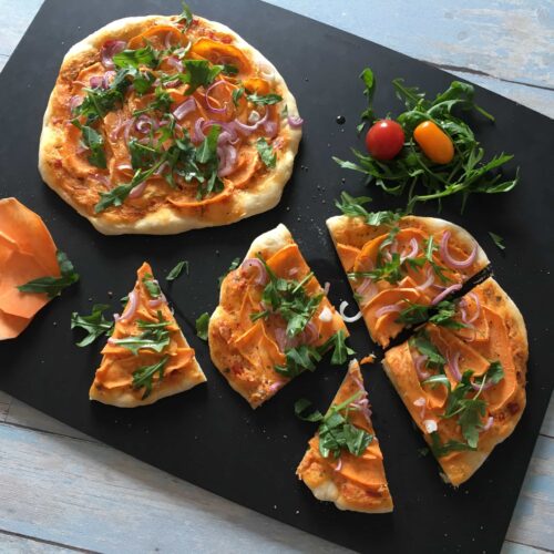 Süßkartoffelpizza, epicurean, Brett, Veggie, vegetarisch, Carl Tode, Göttingen