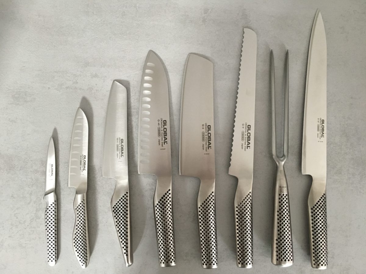 2017-11-GLOBAL-Messer-Carl-Tode-Göttingen+ (7) GLOBAL, Messer, schneiden, Schmiedekunst, Carl Tode, Göttingen, Gemüsemesser, Santoku, Tranchierbesteck, Fleischgabel, Schinkenmesser