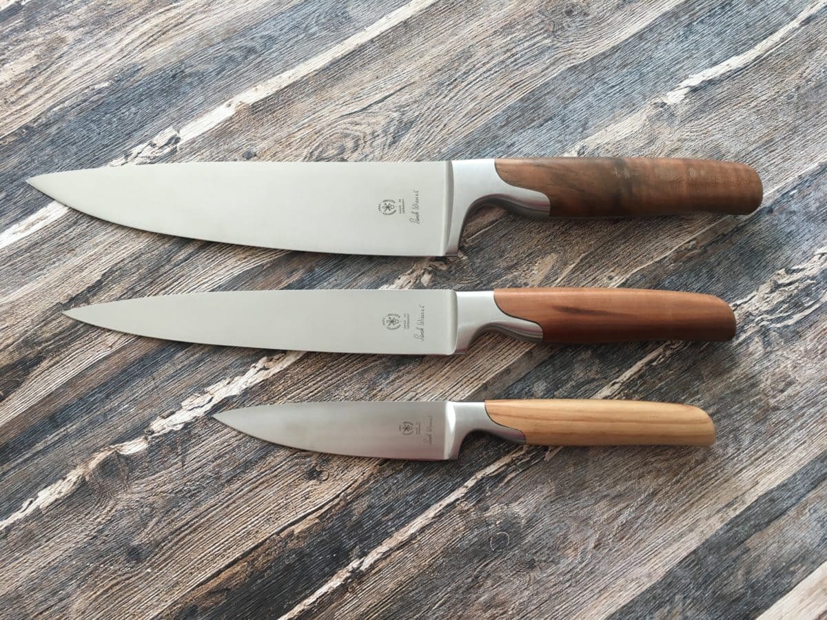 Sarah Wiener, Pott, Handschmeichler, Balance, Ausgewogenheit, Walnuss, Zwetschge, Rose, Holz, Küchenmesser, Messer, Carl tode, Göttingen, buylocal