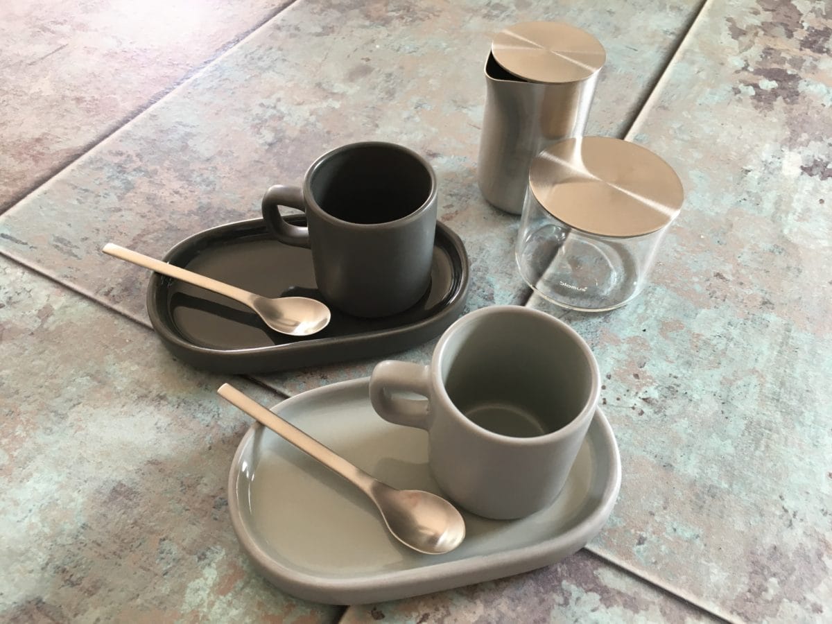 2018-04-Blomus-Carl-Tode-Göttingen (8) Blomus, Mio, Espressotassen, Espresso, Pure Signs, Basic, Milchkännchen, Zuckerdose, Design, Carl Tode, Göttingen